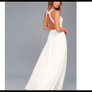 Wedding dress with the tag